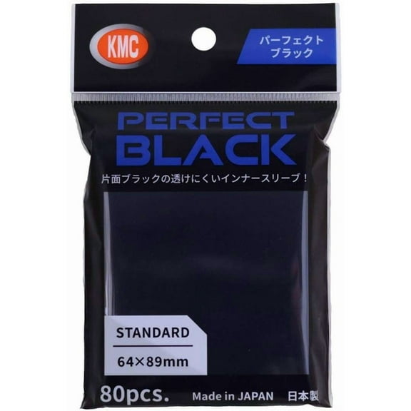 Card Supplies Perfect Black Card Sleeves (80 Count)