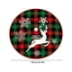 thumbnail image 3 of CaiYueKe Christmas Tree Skirt, Red Tree Skirts 35.4 Inch with Snowflake Reindeer Rustic Farmhouse Xmas Tree Skirt Christmas Decorations for Holiday Party Decoration, 3 of 7