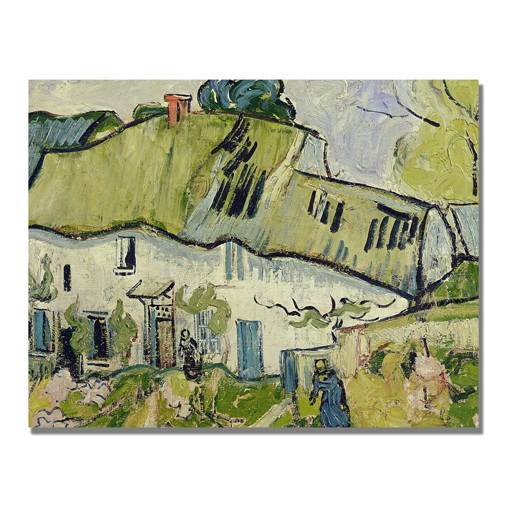 Trademark Fine Art "The Farm in Summer" Canvas Art by Vincent van Gogh