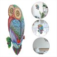 thumbnail image 2 of Decoración de Pared Arte de Metal Colgante Pájaro de Metal Letrero de Pared Estatua de Pájaro Colgante Decoración de Búhos Estatua de Búho Colorida Decoración del Hogar B, 2 of 5