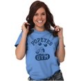 thumbnail image 3 of Popeye Body Builder Gym Workout Cool Unisex Plus Size Graphic Tee Brisco Brands 4X, 3 of 5