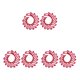 thumbnail image 4 of Pendientes de cristal bohemios Minnieouse 1 par para mujer aniversario cumpleaños vacaciones moda joyería rojo, 4 of 6