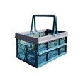 thumbnail image 2 of Foldable Stackable Storage Bins with Handles - Plastic Organizing Crates for Pantry, Camping, Car & Home, 2 of 7