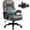 Gray, variant on PUKAMI Heavy Duty Big and Tall Office Chair 500lbs,High Back PU Leather Executive Desk Chair