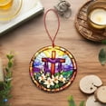 thumbnail image 3 of AatoeaX Stained - Glass Cross Ornament: Religious Art, Vivid Colors, Transparent Acrylic, Hanging Decor for Churches, Spiritual Spaces & Easter Decor, 3 of 5