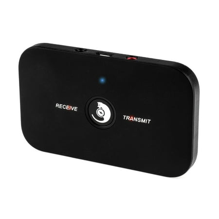 Iphone Stereo For Car AGPTEK Bluetooth 4.1 Audio Adapter Receiver & Transmitter for Iphone, Home Stereo, Car Stereo, Speakers, IPad,Black ()