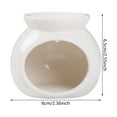 thumbnail image 5 of Jesscasday Ceramics Tealight Candle Holder Porcelain Essential Oil Burners Diffuser Furnaces Candle Wax Melt Warmer for Home Office, 5 of 13