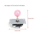 thumbnail image 5 of Kit Double Bouton Électroplaqué 32mm + Joystick 5P Jaune Kit Arcade USB, 5 of 5