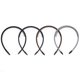 thumbnail image 3 of Accesorios de moda para el cabello, diademas para mujeres y niñas, diadema antideslizante, aro cómodo, peine con dientes de resina (4 colores), 3 of 5