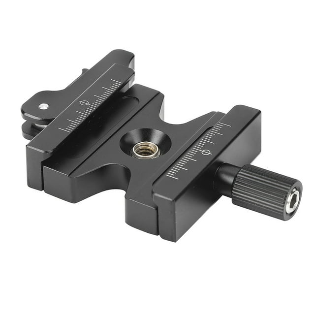 QR Plate Clamp,50mm Adjustable Aluminium Alloy Aluminium Alloy Quick Release Plate Clamp Adjustable Quick Release Plate Clamp Compact and Lightweight