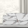 thumbnail image 1 of Safdie & Co. Literie Ultra Doux Ensemble de Draps Imprimés 3PC Lit Simple Bouclier de Cerf à Carreaux, 1 of 1