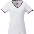 thumbnail image 1 of Elevate - Camiseta de piqué modelo Elbert para mujer señora (Blanco/Azul Marino/Rojo), 1 of 2
