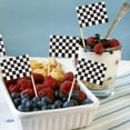 thumbnail image 3 of fastboy Ensemble de 50 Pcs Drapeau de Course Décor Occasions Applicables pour Thèmes de Fête Drapeaux Cure-Dents de Sécurité Cure-Dents pour Fruits 1 Ensemble, 3 of 6