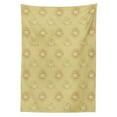 thumbnail image 3 of Ambesonne Beige Tablecloth Rectangular Table Cover, Pumpkins Field Halloween, 60"x84", Beige, 3 of 4