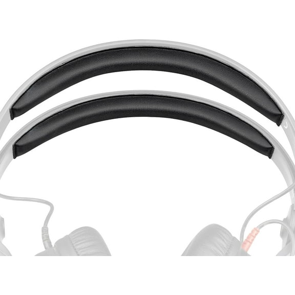 SOULWIT Replacement Headband Pad Kit for Sennheiser Pro Audio HD 25/HD25 Plus/HD25 SE Monitor DJ Headphones, Headset Head Band Top Cushion Cover Repair Part, Easy DIY Installation - Black