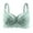 Green, variant on Women's Push Up Lace Bras Underwire Adjustable with Wide Strap Shaping Support Bras Green 34