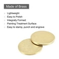 thumbnail image 4 of Uxcell Brass Stamping Blank Round Metal DIY Tag 12mm Dia 1mm Thick for Craft, Pendant Decoration, Pack of 20, 4 of 7