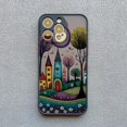 thumbnail image 1 of Hand Painted Forest House Phone Case For iphone 15 14 Pro Max Plus 11 13 12 Pro Max Mini X XR XS 7 8 Plus Shockproof Back Cover JIANGLANG, 1 of 1