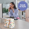 thumbnail image 2 of Fit & Fresh Minneola Insulated Lunch Bag for Women, Cute Bow & Floral Design, 2 of 11