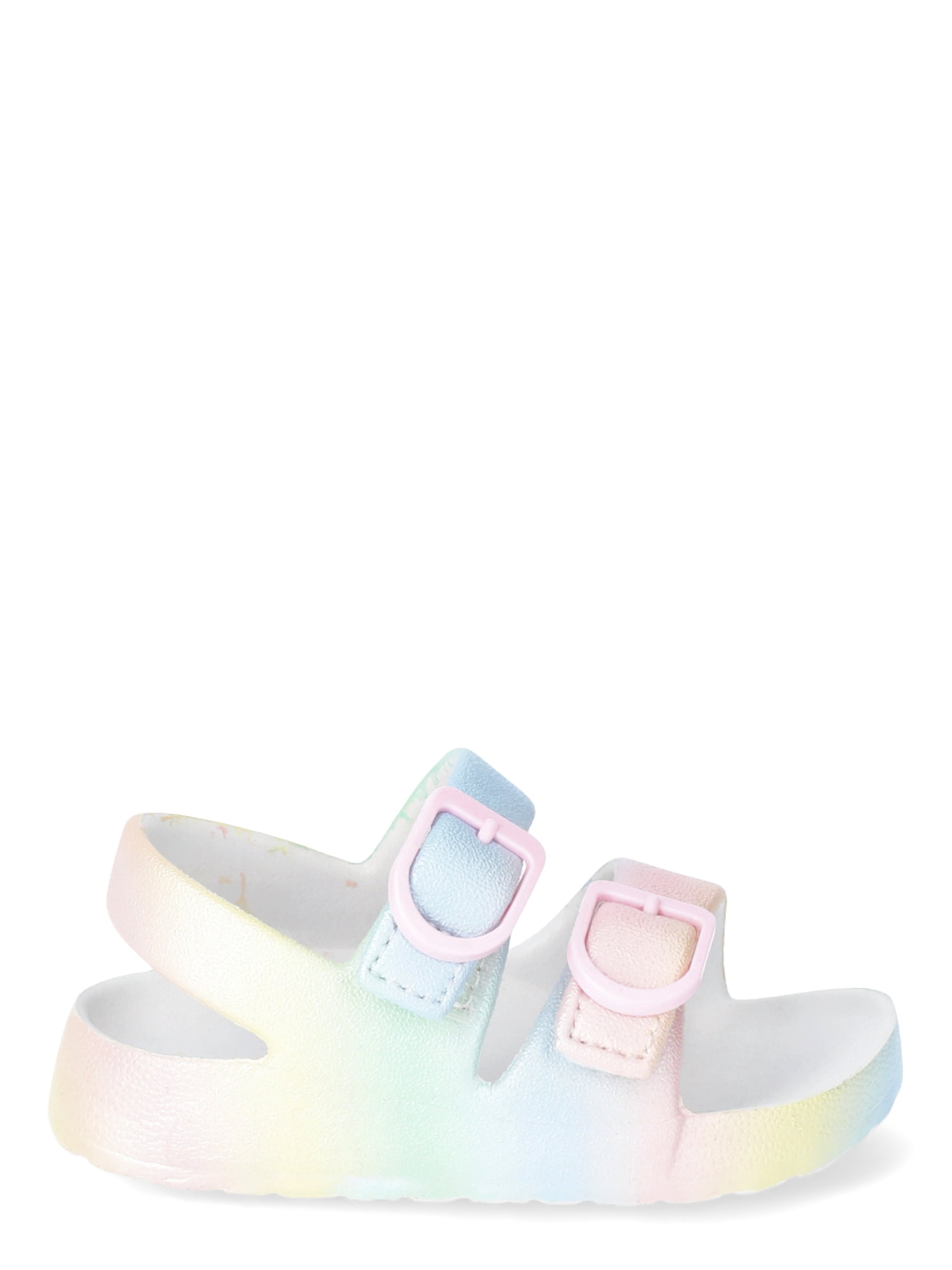 Wonder Nation Baby Girls Two Buckle Sandals