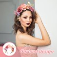 thumbnail image 4 of unbranded Floral De Tela Para Adultos Estilo Para Eventos Y Foto Accesorios, 4 of 6