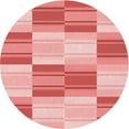 thumbnail image 1 of Ahgly Company Indoor Round Patterned Pastel Pink Area Rugs, 5' Round, 1 of 6