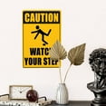 thumbnail image 4 of Watch Your Step Sign Warning Metal Sign Vintage Sign Wall Decor for Home Farm Bar Shop Club Coffee Outdoor Signs 8x12 Inch, 4 of 7