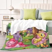 My Little Pony Friendship Is Magic-Anti-Pilling Flannel Blanket Soft Lightweight Plush Fuzzy Cozy Luxury Blanket for Home and Kitchen Use – Perfect for Kids and Adults 32*48(80cm*120cm)