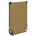 thumbnail image 5 of vidaXL Chaise Longue Pliante Taupe Acier, 5 of 5
