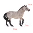 thumbnail image 7 of yotijay Simulation Animal Model Horse LifeLike for Home Garden Miniature Props Style4, 7 of 7