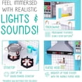 thumbnail image 6 of Lil' Jumbl Wooden Kitchen Playset with Lights & Sounds for Kids, Pretend Play with Washer, Dryer, Sink - Blue, 6 of 6
