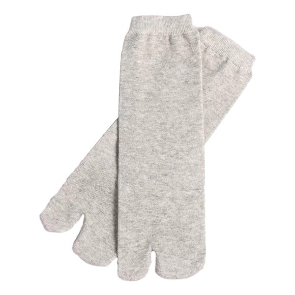 kurtrusly 1/2/3/5 Chaussettes en Coton Respirantes et Absorbant la Sueur pour Hommes - pour Usage Quotidien Chaussettes à Orteils Séparés Chaussettes pour Hommes Gris Pâle 3 Taille Unique,3 Paires 1 Pce