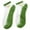 Green, variant on ZHENHONG Casual Socks for Women 5PC Women Casual Cute Little Daisy Mesh Splice Breathable Short Socks