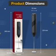 thumbnail image 4 of Danrah Milk Frother Hand-Held Foam Maker - 304 Stainless Steel Stirring Head with Food-Grade Safe Material - Drink Mixer for Coffee, Cappuccino, Frappe, Matcha, Hot Chocolate - Black, 4 of 9