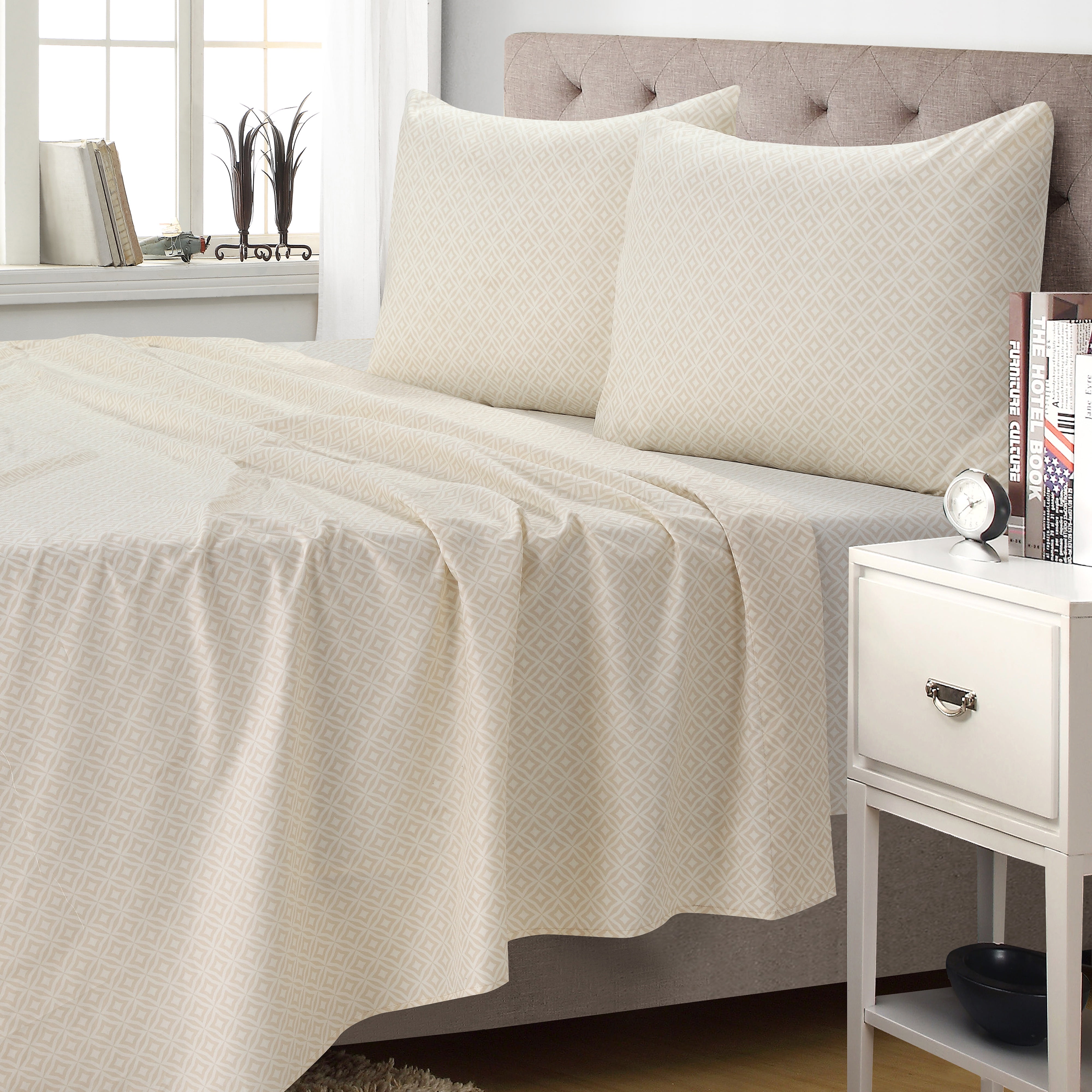 Harper Microfiber 4-piece Sheet Set Full