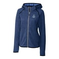 thumbnail image 2 of Women's Cutter & Buck  Heather Blue Hartford Yard Goats Mainsail Sweater Knit Raglan Full-Zip Hoodie, 2 of 3