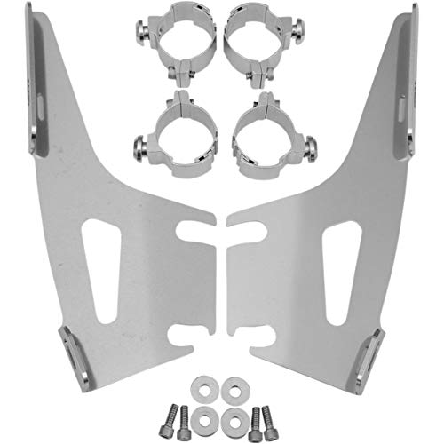 Memphis Shades Plate-Only Hardware Kit For Honda Shadow Phantom (2010-2013) - Trigger-Lock Mount