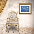 thumbnail image 3 of Rogan, Mark 18x15 Gold Ornate Wood Framed with Double Matting Museum Art Print Titled - Aston V8 Vantage-Blue, 3 of 4