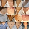 thumbnail image 2 of HOOUN Wholesale Women Choker Chunky Statemen Bib Pendant Necklace Chain Xmas Jewellery-22 Leaves Silver, 2 of 2