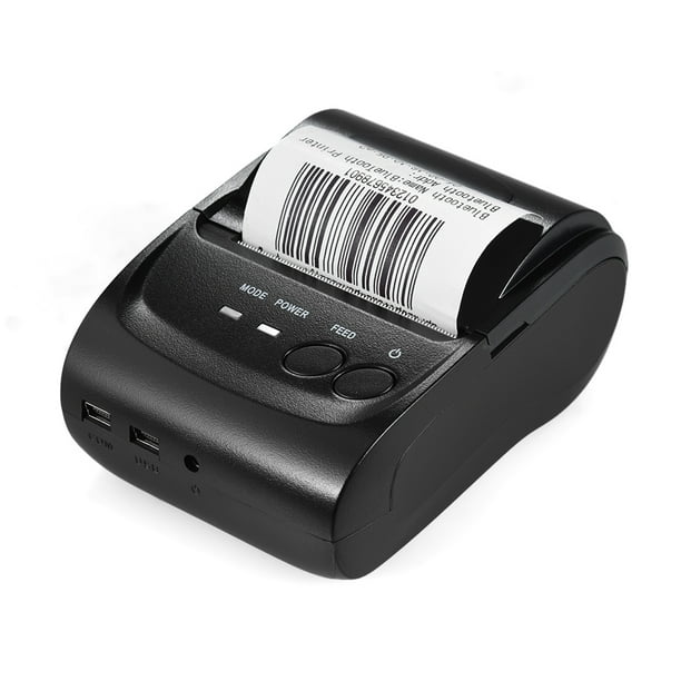 POS-5802DD Mini imprimante thermique USB sans fil portable Impression de  ticket de caisse pour iOS Android Windows 