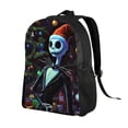 thumbnail image 2 of Goofa The Nightmare Before Christmas Pattern Large Capacity Backpack – Padded Laptop Compartment, Ergonomic Design for School, Work, Travel, and Outdoor Activities, 2 of 8