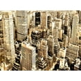 thumbnail image 2 of Ratsenskiy, Vadim 18x15 Black Ornate Wood Framed with Double Matting Museum Art Print Titled - Skycrapers in Manhattan, NYC, 2 of 4
