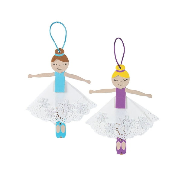 Download Snowflake Ballerina Ornament Craft Kit 12 Craft Kits 12 Pieces Walmart Com Walmart Com PSD Mockup Templates