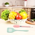 thumbnail image 5 of Juego de utensilios de cocina de silicona - El juego de herramientas de cocina incluye espátula de drenaje y clips para alimentos - 2 piezas, 5 of 5