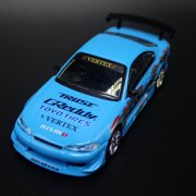 Open Box 1999-2002 NISSAN SILVIA S15 VERTEX GREDDY 1:64 SCALE DIORAMA DIECAST MODEL CAR