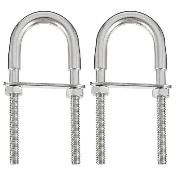ORDDIART 2Pcs U-Bolt Boat Trailer Stainless Steel for Home and Industrial Use