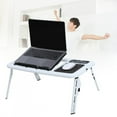IEFIEL Laptop Bed Tray Desk,Adjustable Laptop Stand for Bed, Foldable