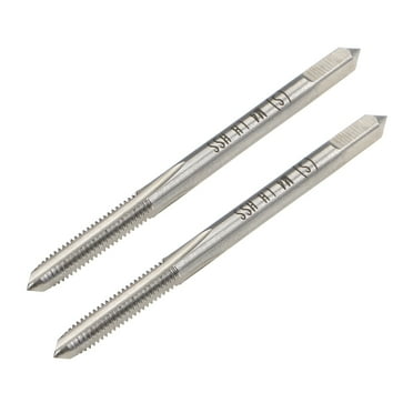 Metric Machine Tap Left M4 Thread Pitch H2 Accuracy 3 Flutes High Speed Steel 2pc