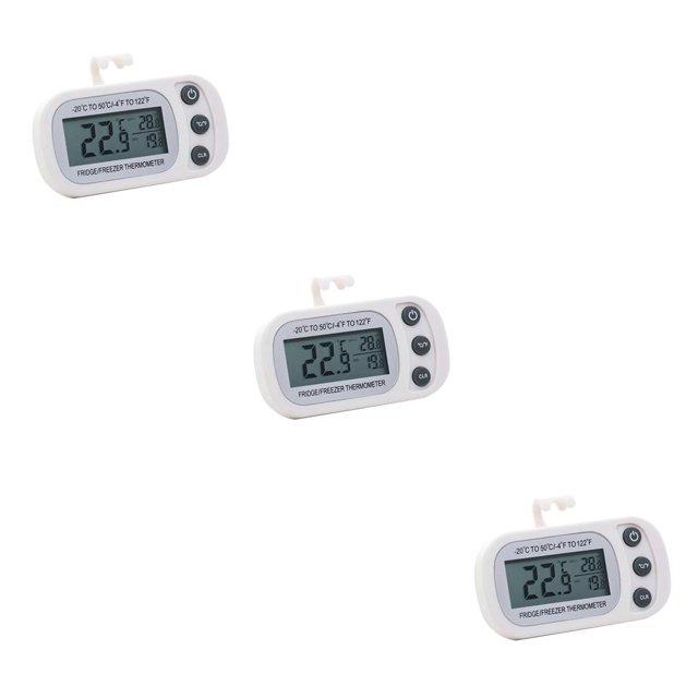Naiovety Digital Portable LCD Screen Display Control Refrigerator Temperature IPX4 Button Waterproof Meter Gauge Type1 NO1 Naiovety CBP110865