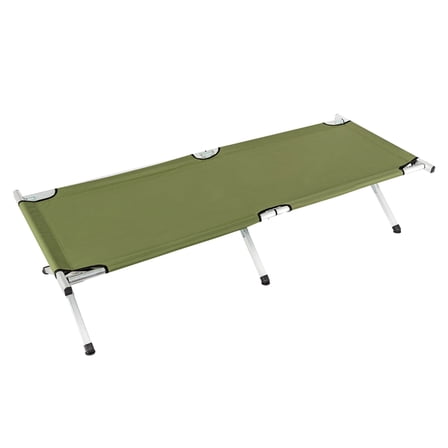 Veryke Portable Folding Camping Cot with Carrying Bag - Army Green